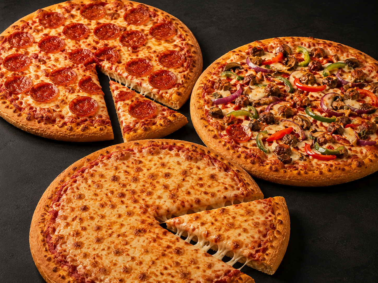 Triple Meal: Any 3 x 18" Pizzas